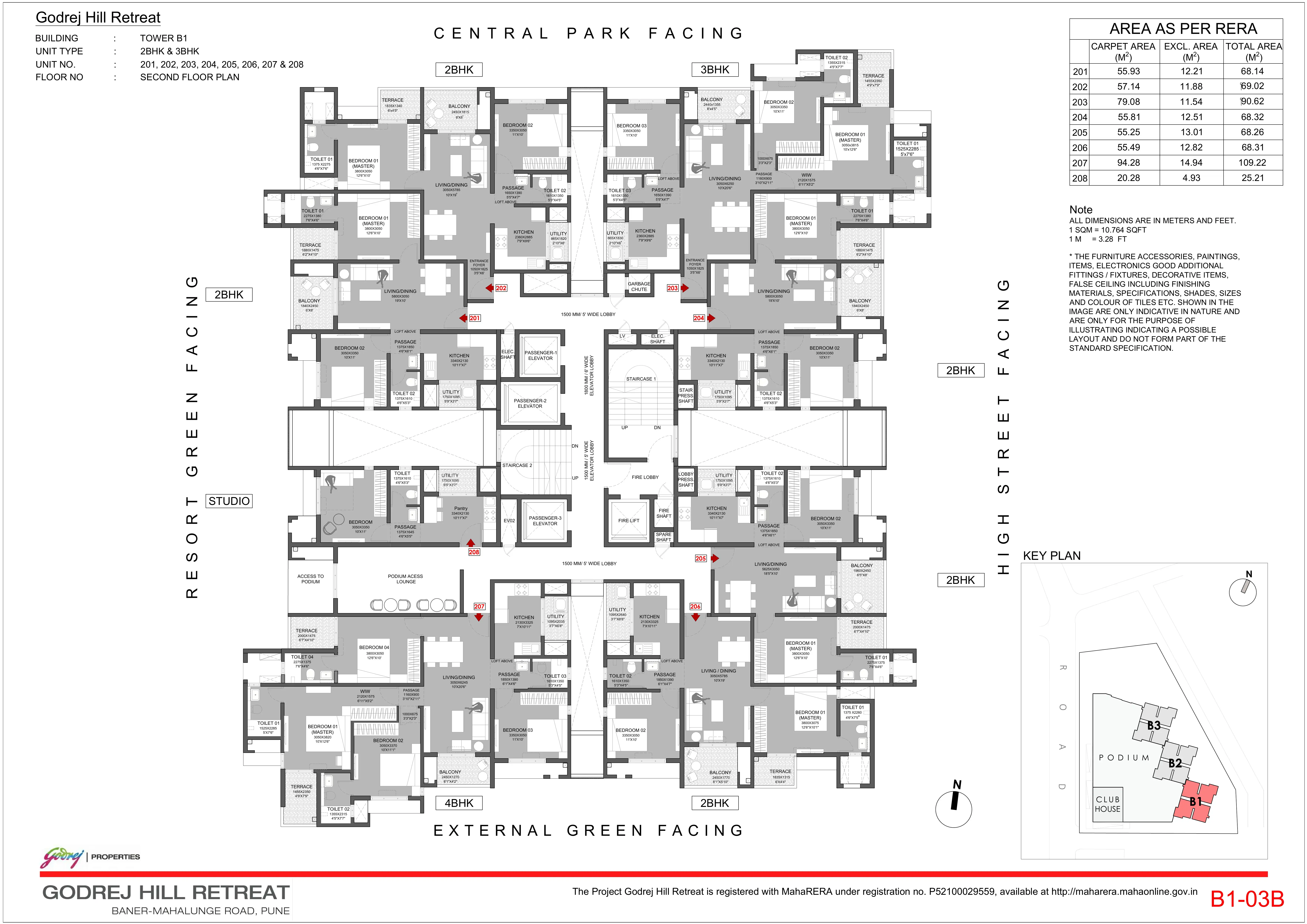 Godrej Hill Retreat Floor plan 3